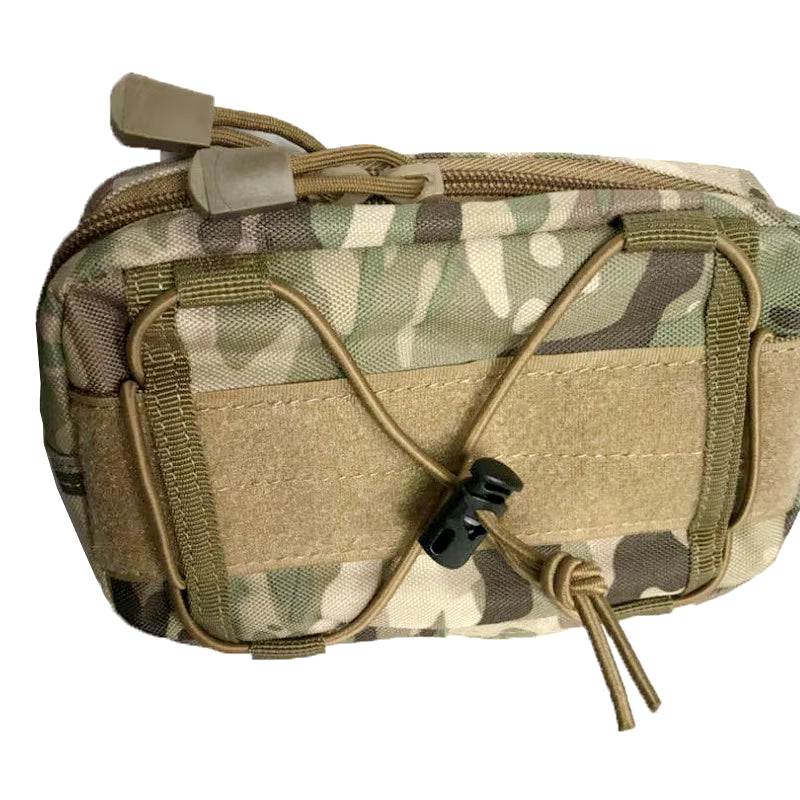 Molle Horizontal Admin Tactical Bag Compact 1000D Utility Edc Tool Gear Gadget Waist Bag Organizer Caming Molle Pouch