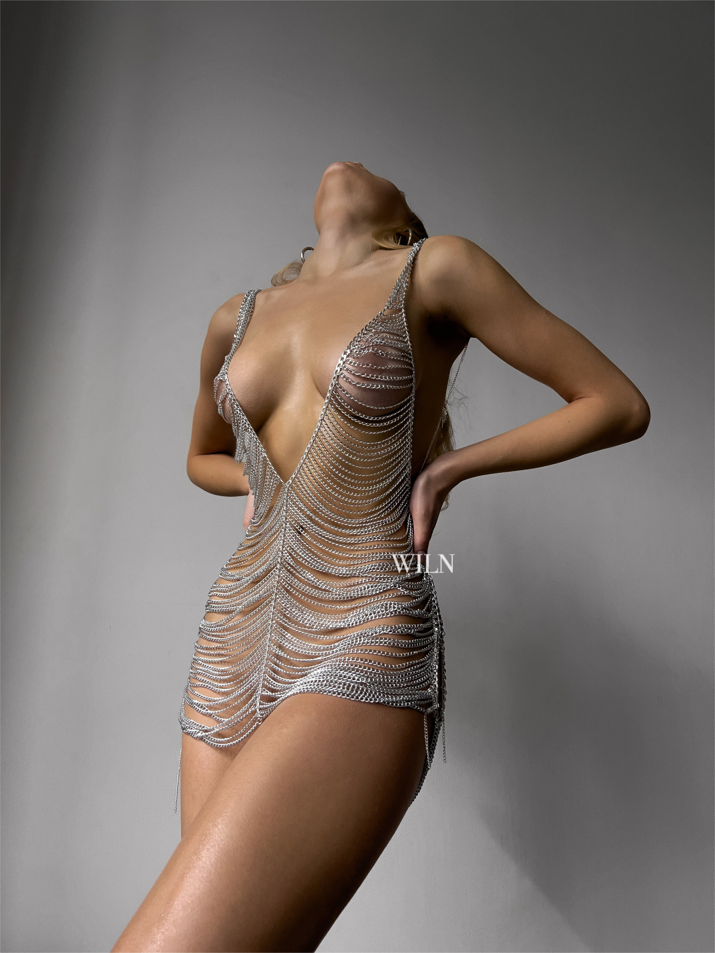 Stunning Silver Dress Lingerie