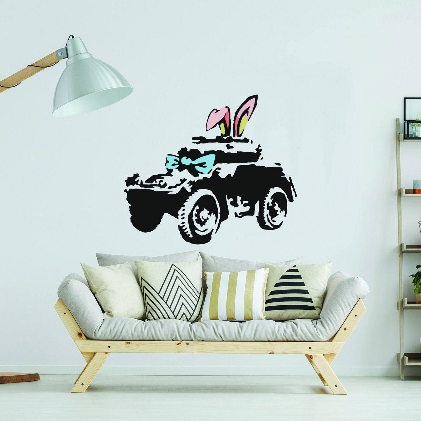 Urban Style Armored Vehicle, Cool Wall Decal Sticker Art, Aesthetic Room Décor