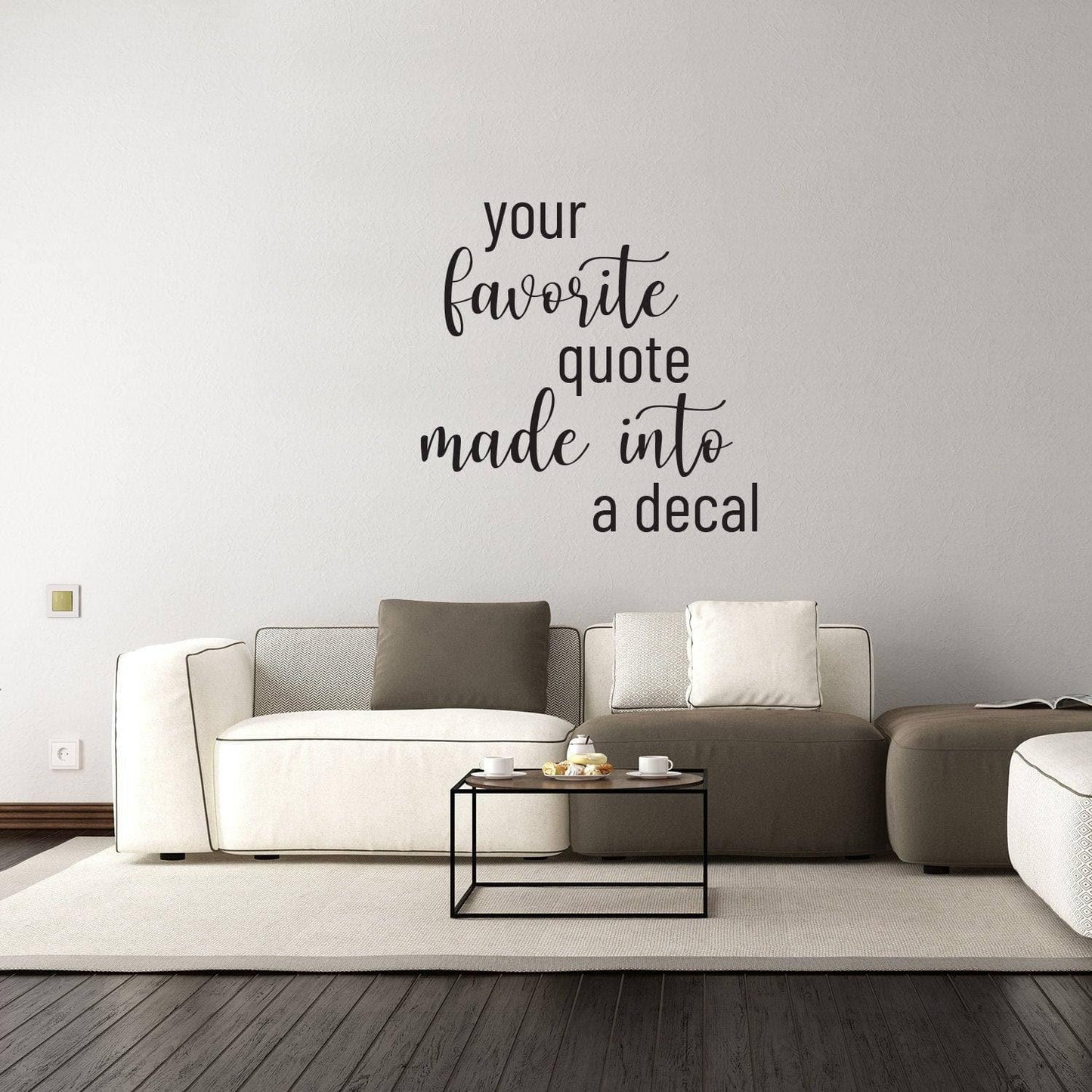 Customized Vinyl Wall Decal - Design Your Personal Quote Sticker