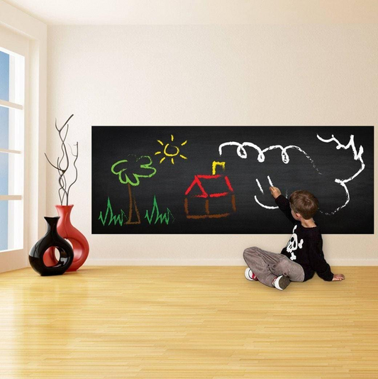 Blackboard Elegance: Reusable Chalkboard Wall Sticker