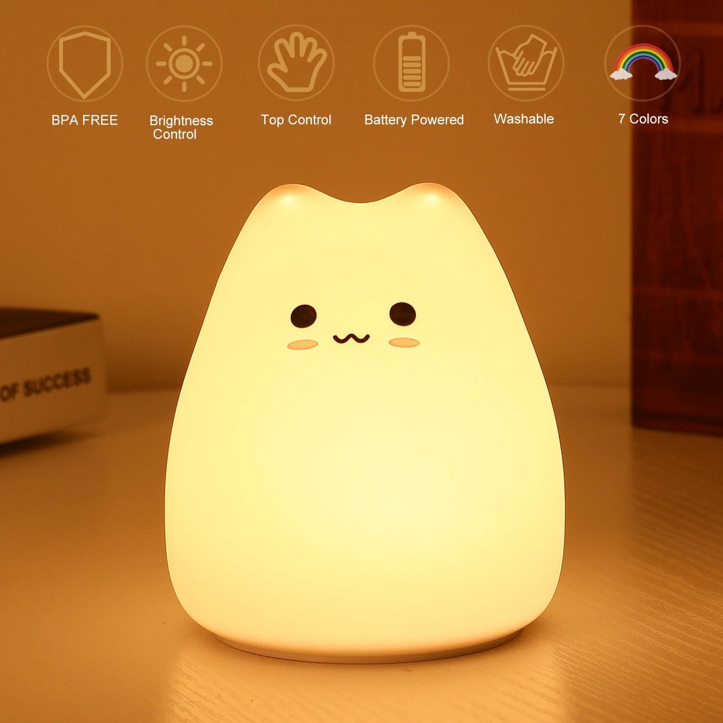 Cute Cat Doll Nightlights - Gift for Child Nursery