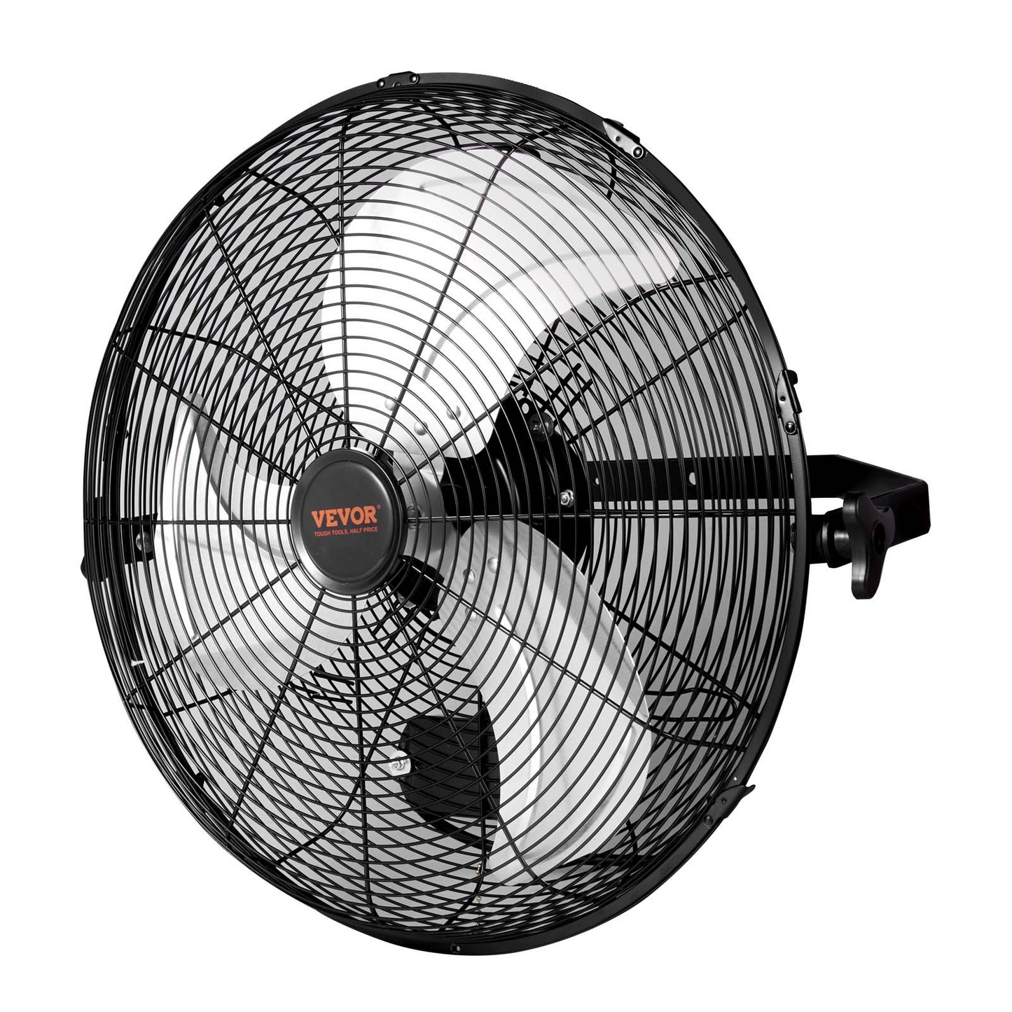 VEVOR Wall Mount Fan, 2 PCS 18 inch Waterproof, 3-speed High Velocity Max. 4000 CFM Industrial Wall Fan for Indoor, Commercial, Residential, Warehouse, Greenhouse, Workshop, Basement, Garage,Black