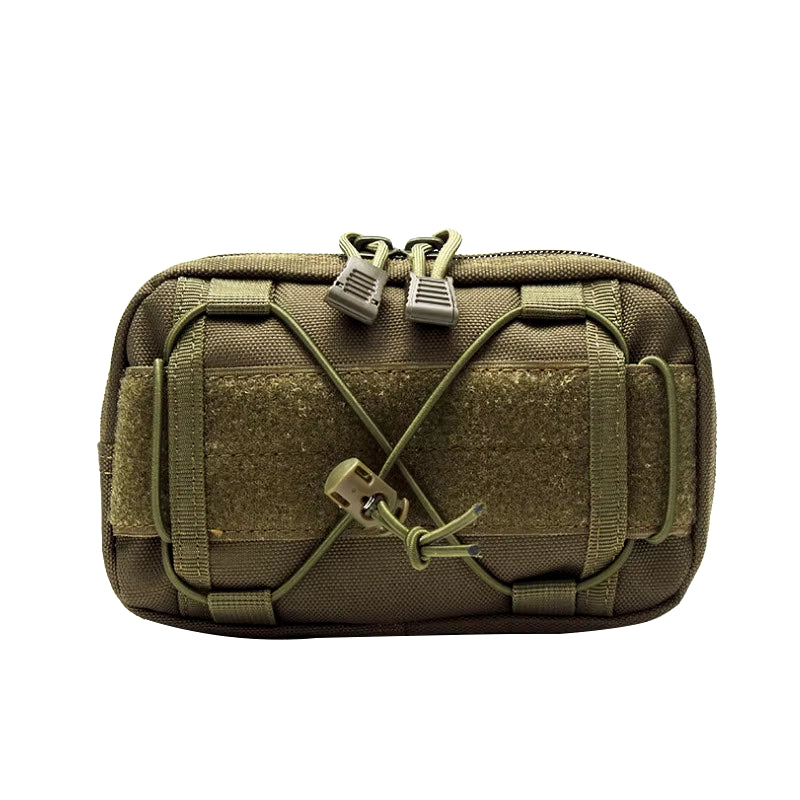 Molle Horizontal Admin Tactical Bag Compact 1000D Utility Edc Tool Gear Gadget Waist Bag Organizer Caming Molle Pouch