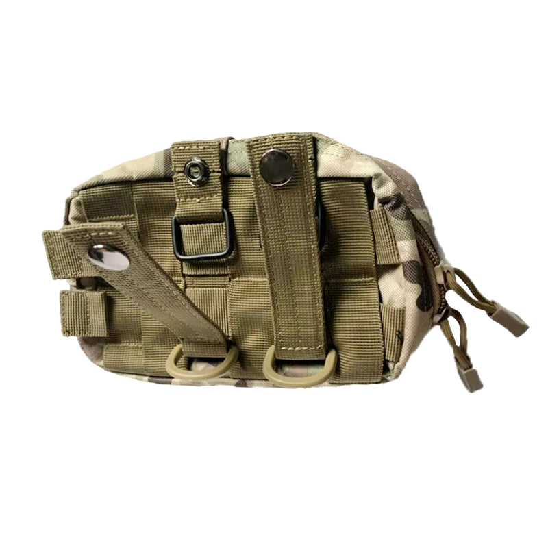 Molle Horizontal Admin Tactical Bag Compact 1000D Utility Edc Tool Gear Gadget Waist Bag Organizer Caming Molle Pouch