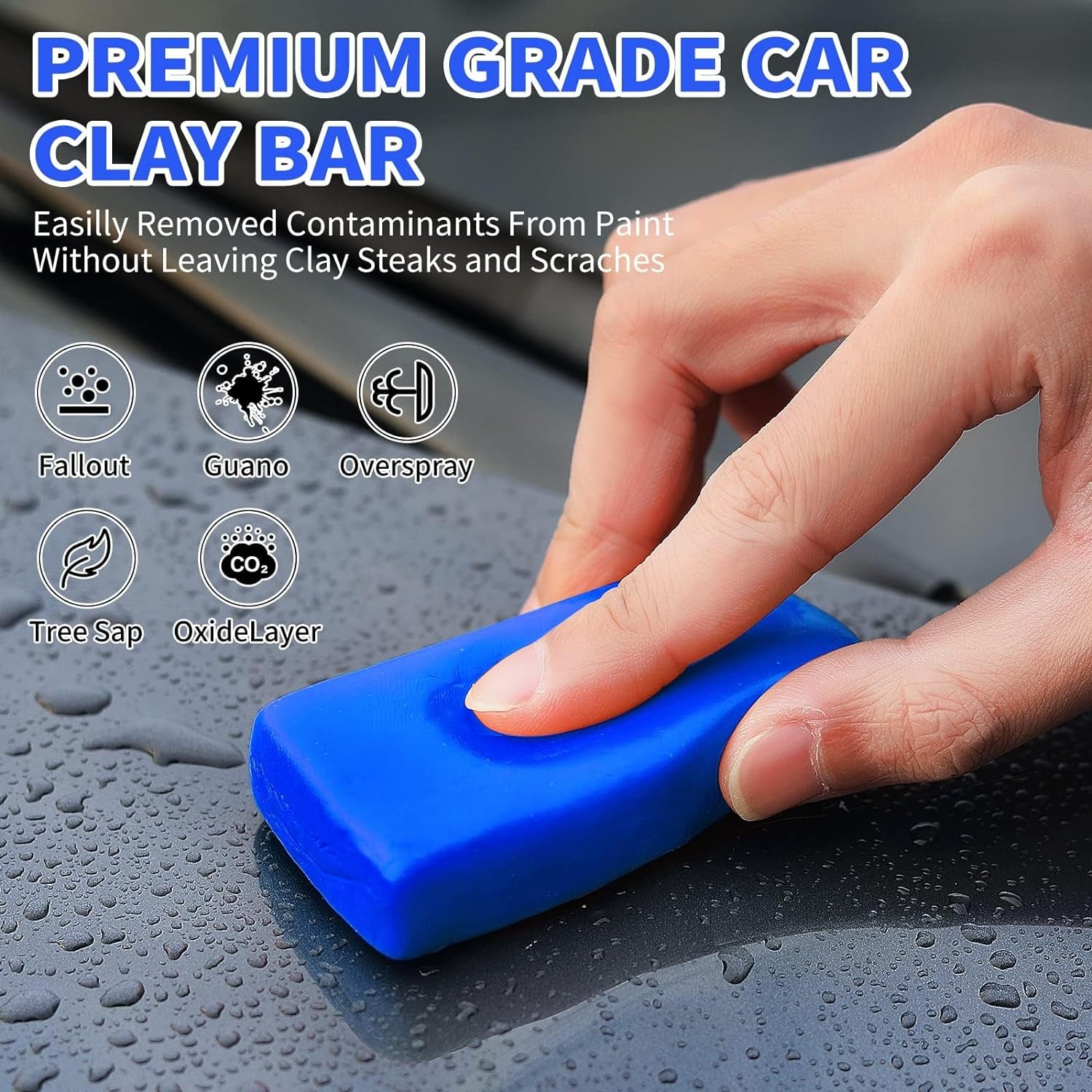 10 Pack Clay Bars Auto Detailing Premium Grade Magic Clay Bar Kit Car Detailing