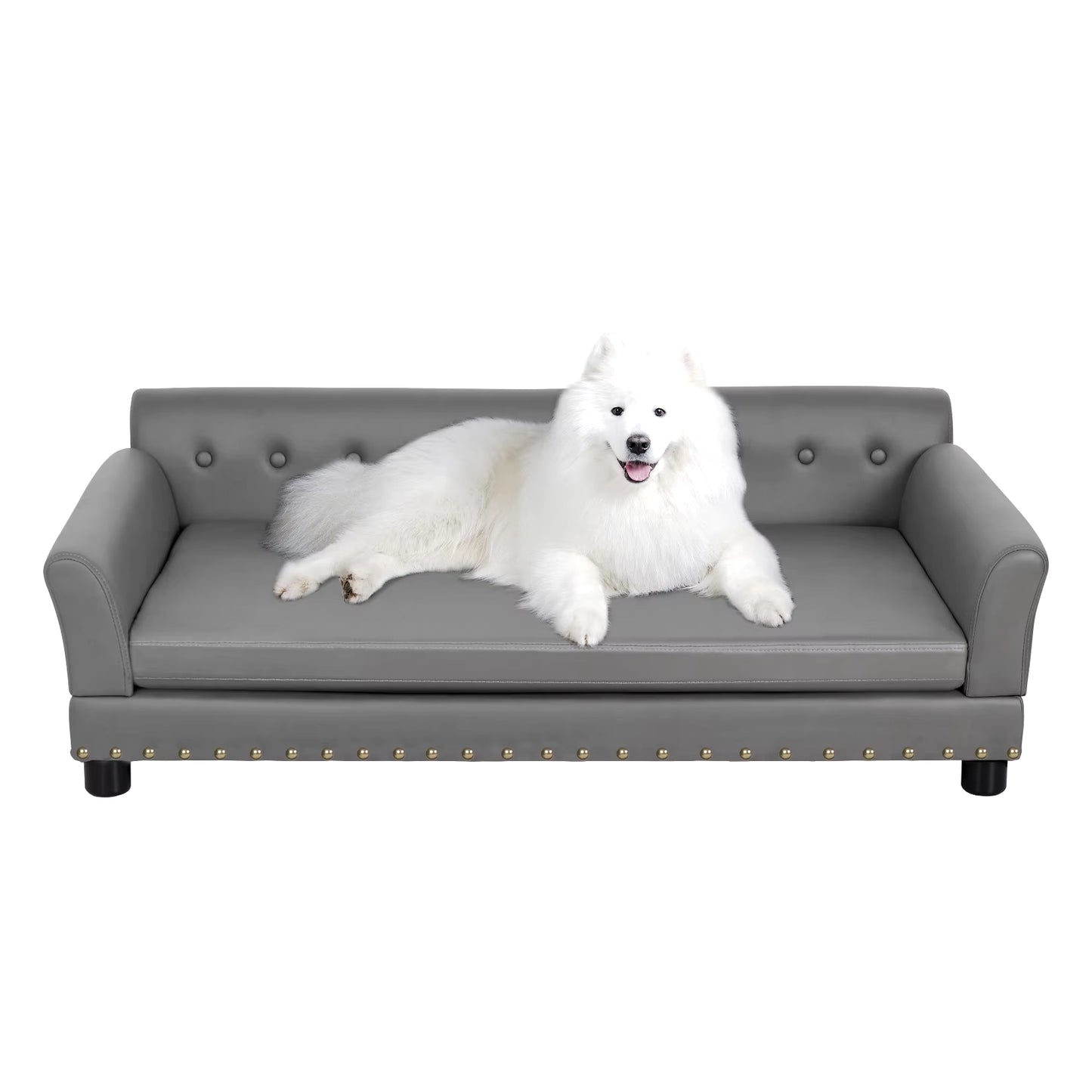 Rectangle Pet Bed for Medium and Large Dogs, Durable Elevated Dog Sofa Bed, Comfortable Dog Couch, Modern Dog Sofa