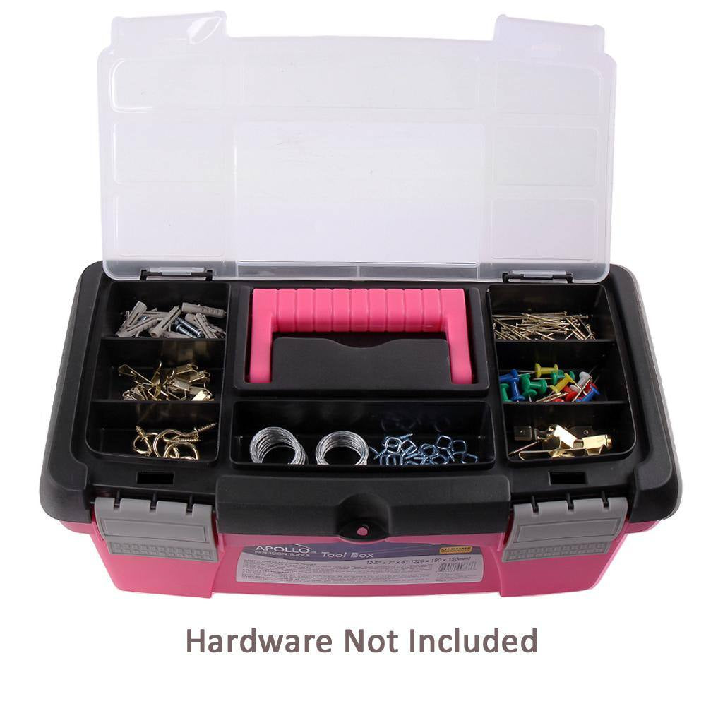 10 In., 12.5 In. and 16 In. Tool Box in Pink (3-Components)