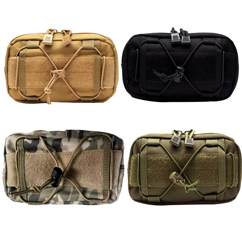 Molle Horizontal Admin Tactical Bag Compact 1000D Utility Edc Tool Gear Gadget Waist Bag Organizer Caming Molle Pouch